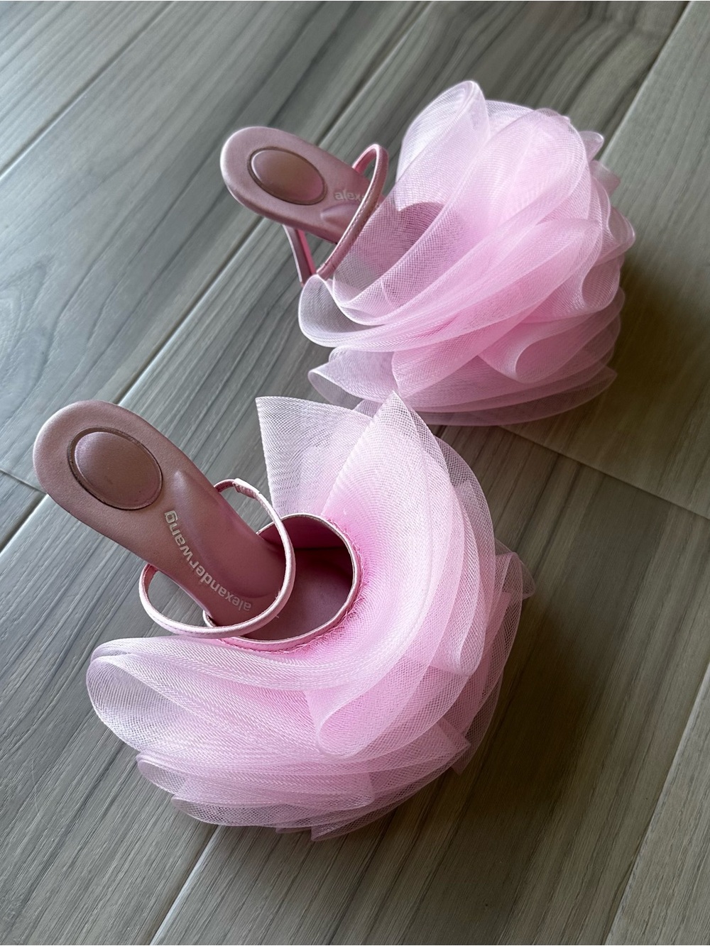 Alexander Wang POM 105 Slingback Heels - Picture 3 of 8